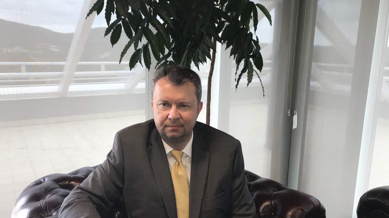 Volodymyr Shalkivskyi Chargé d`Affaires, Embassy of Ukraine in Australia.