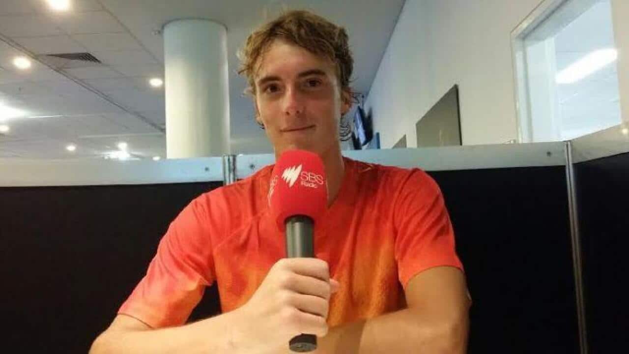Greek tennis player Stefanos Tsitsipas