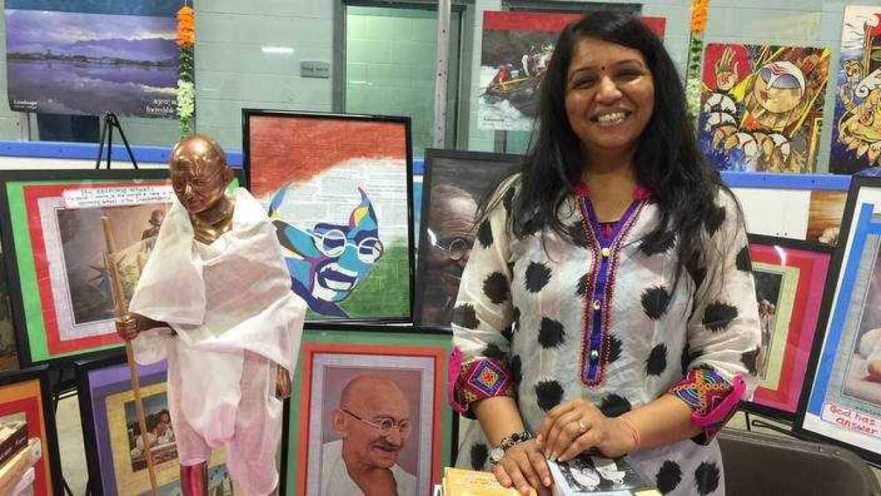 Canada based Darshana Limbachia is known as a 'Gandhi Girl'.