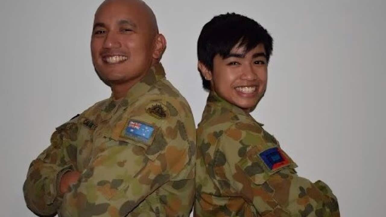 Corporal Juan Carlos Calixto of 5/6 RVR and Private Maria Concepcion Tongson of 4 CSSB