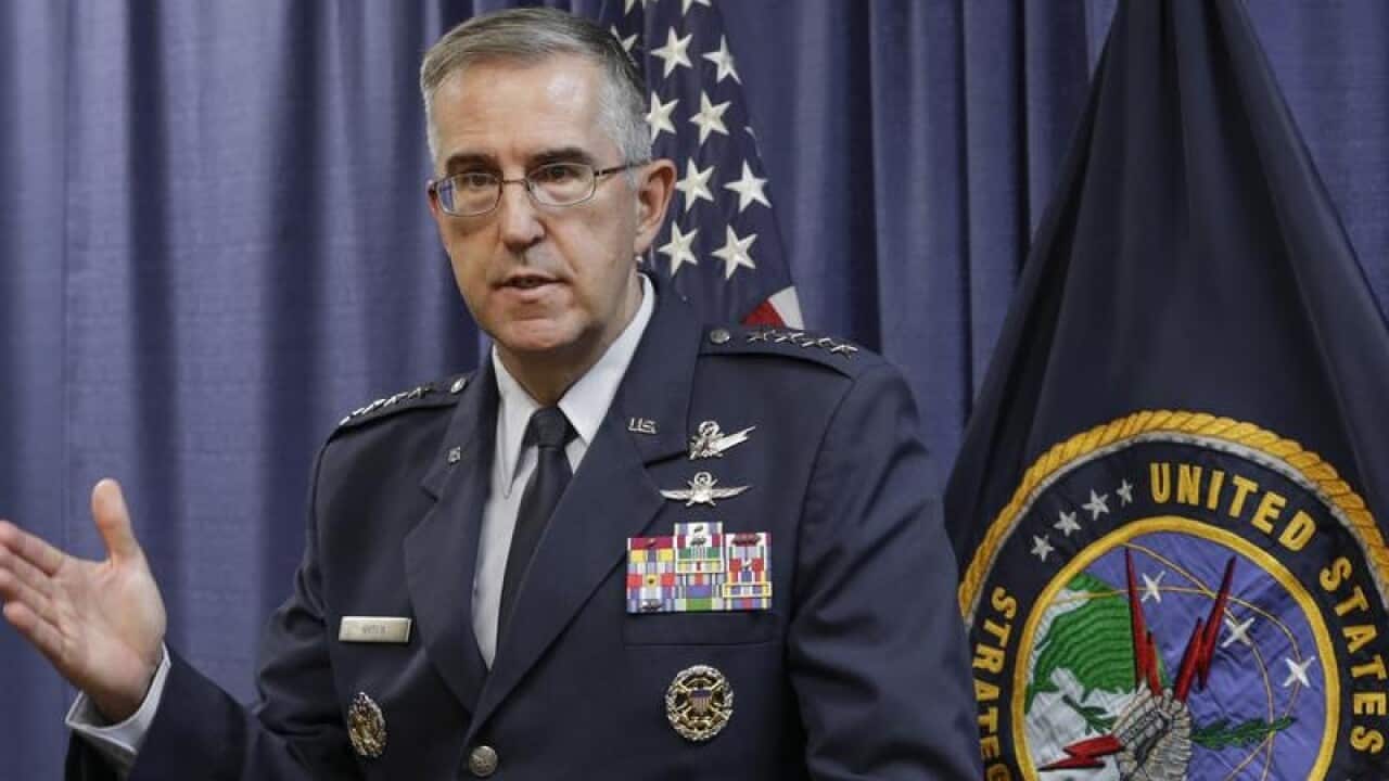 General John Hyten says an order from Donald Trump to launch nuclear weapons can be refused.