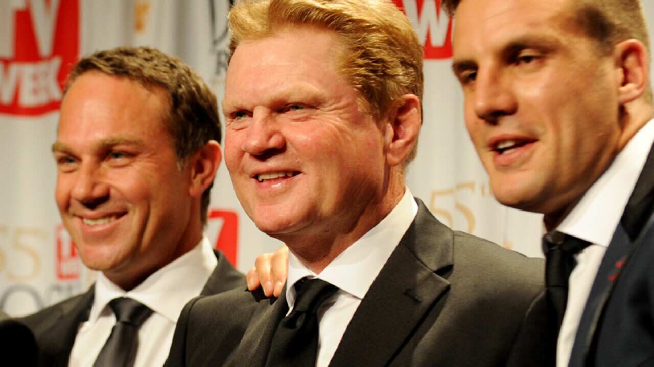 Members of The Footy Show (NRL) with awards.