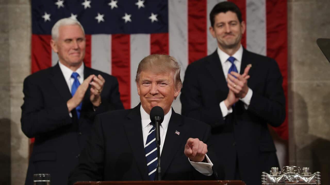 Donald Trump Delivers Address To Joint Session Of Congress