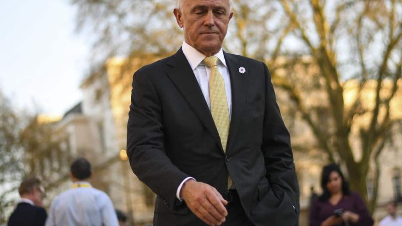 Prime Minister Malcolm Turnbull at CHOGM 2018.