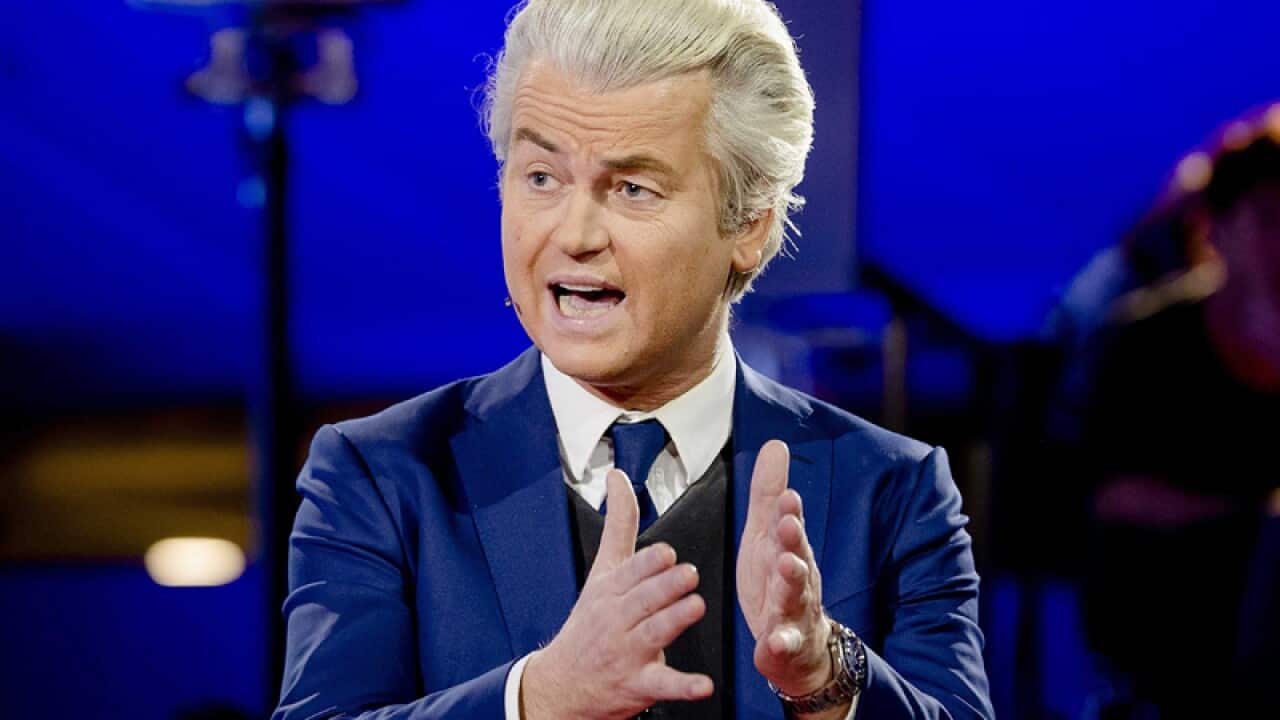 Dutch right-wing Freedom Party leader Geert Wilders