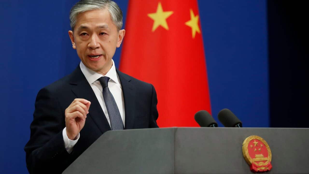 Chinese Foreign Ministry spokesman Wang Wenbin in September 2020.