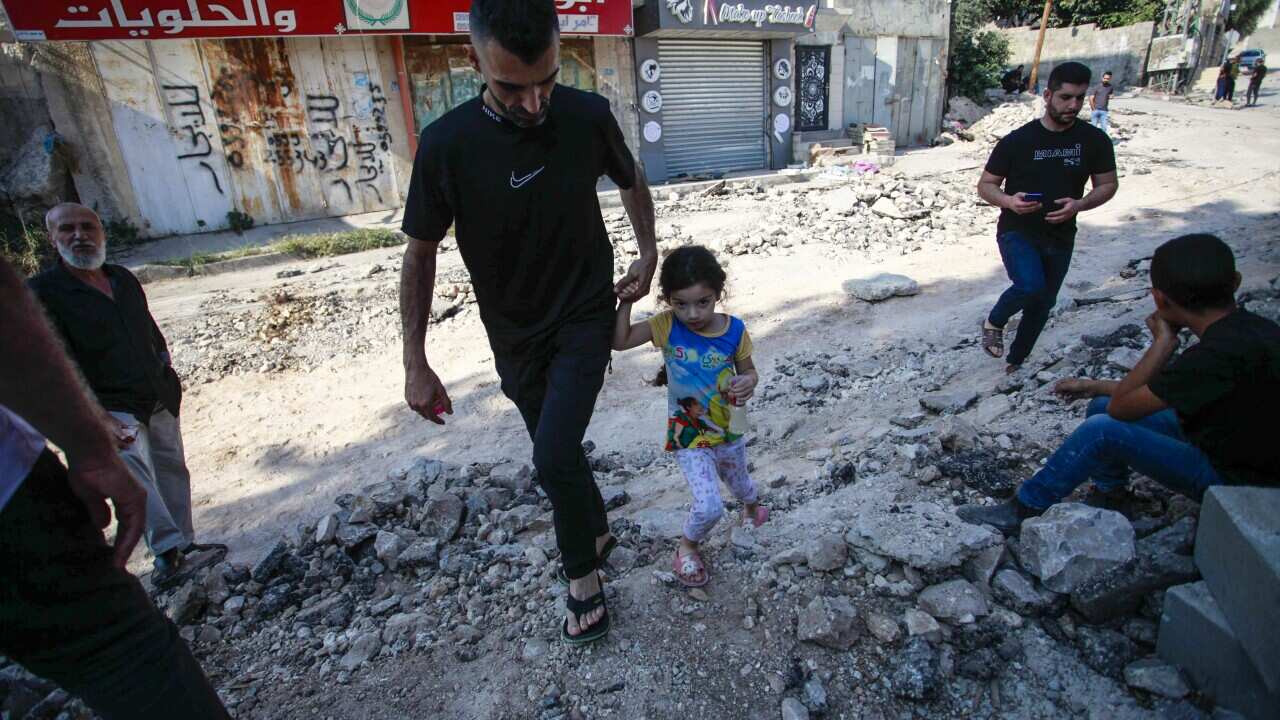 Aftermath of the Israeli attack in Jenin, Palestine - 1 Nov 2023