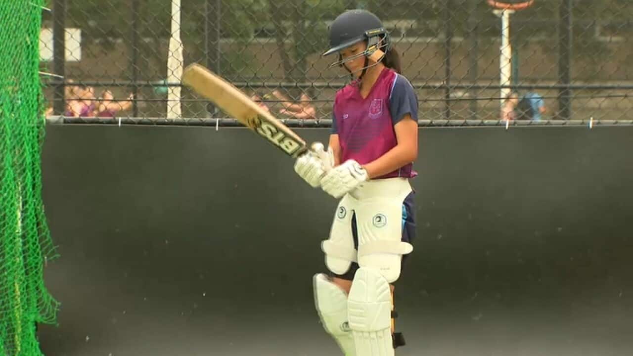 Elsa Hunter at training