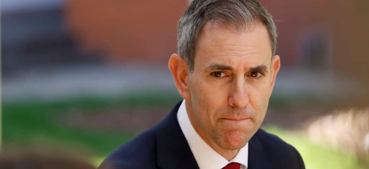 Treasurer Jim Chalmers touts stronger budget amid darkening economic outlook