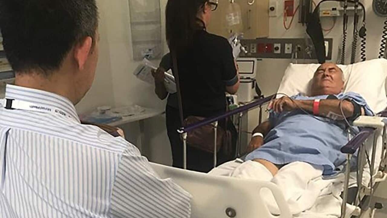 Stroke patient Kevin Baird in Melbourne
