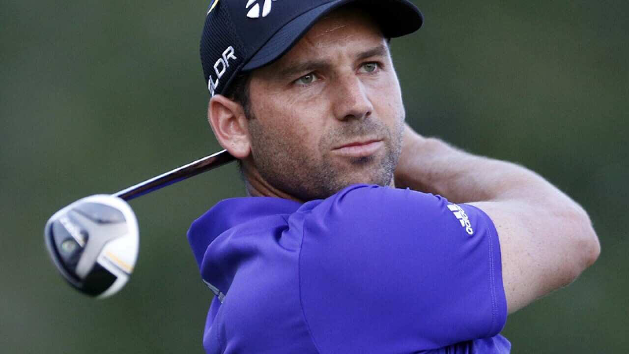 Spanish golfer Sergio Garcia