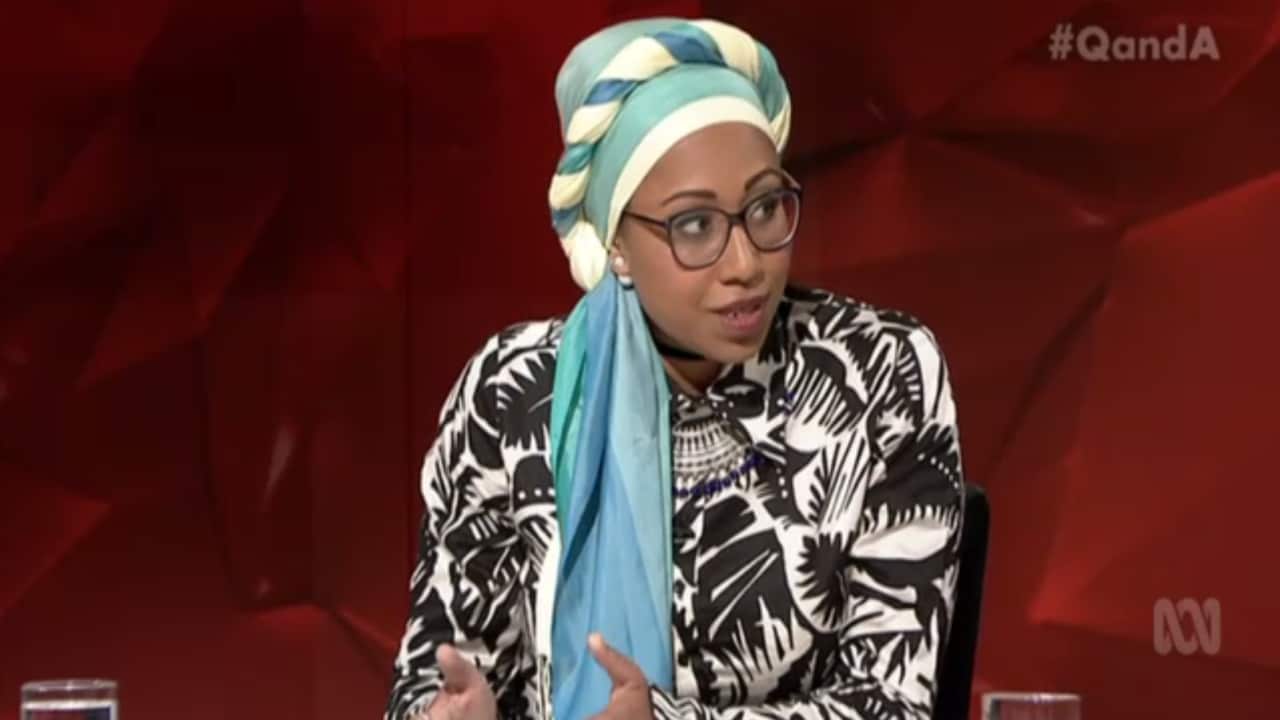 Yassmin Abdel-Magied made an appearance on the ABC's Q&A last Monday.