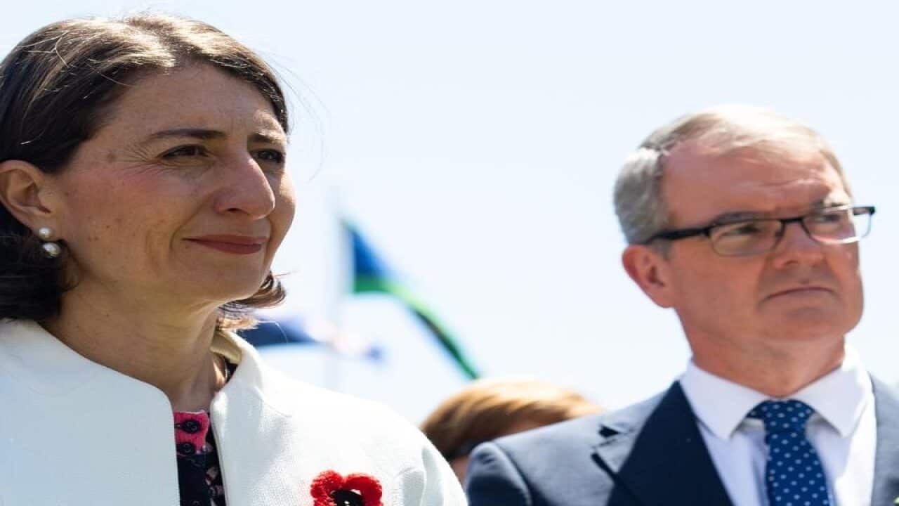 A file image of Gladys Berejiklian and Michael Daley