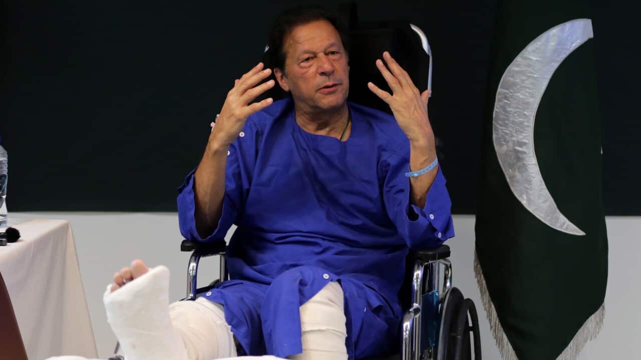epaselect PAKISTAN IMRAN KHAN SHOOTING AFTERMATH