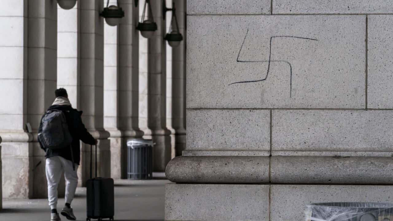 Union Station Swastikas