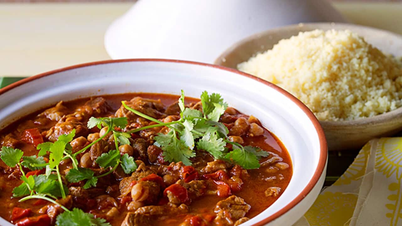 Moroccan lamb tagine