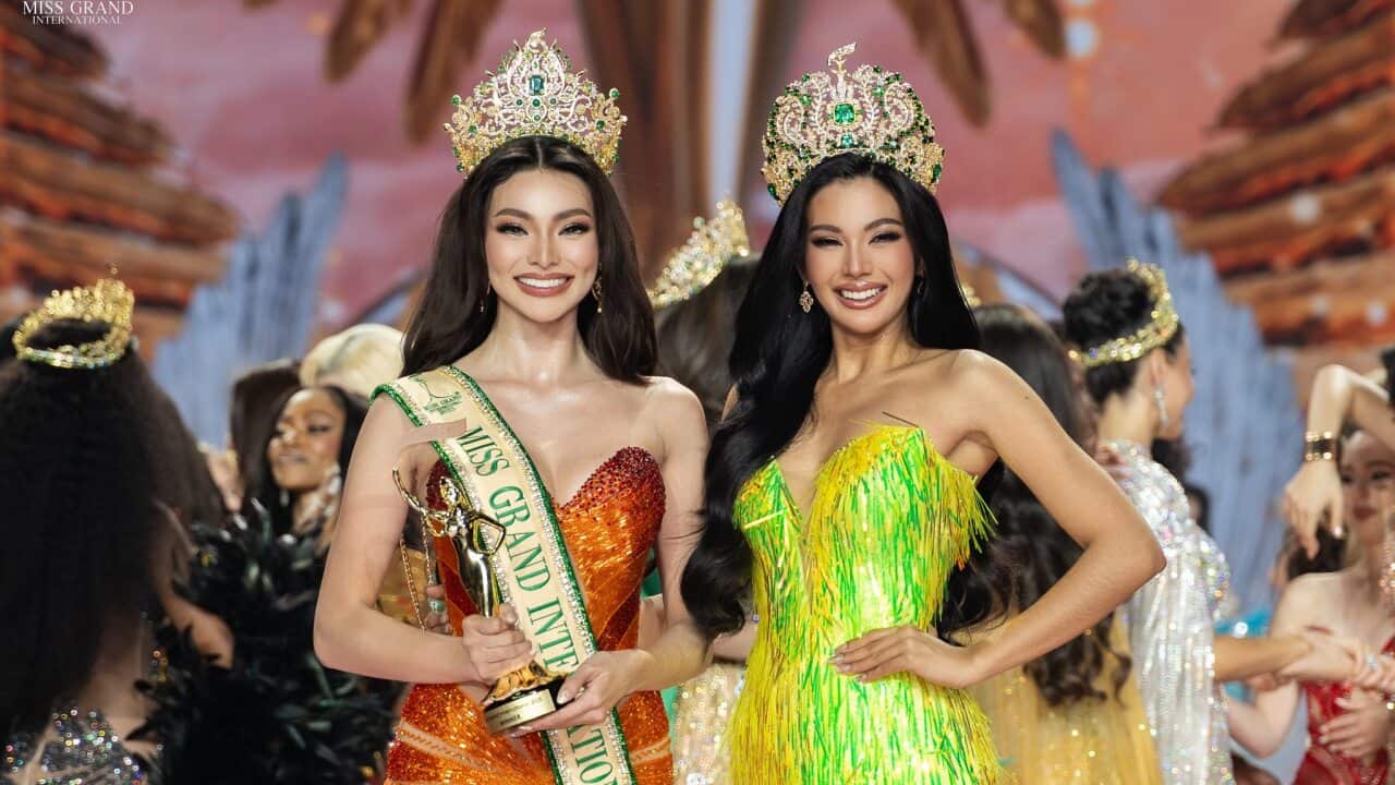 A historic back-to-back win for the Philippines as Emma Mary Tiglao (left) has been crowned as Miss Grand International 2025.