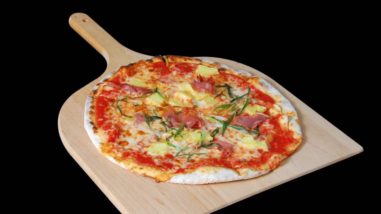 Pineapple and Prosciutto Pizza