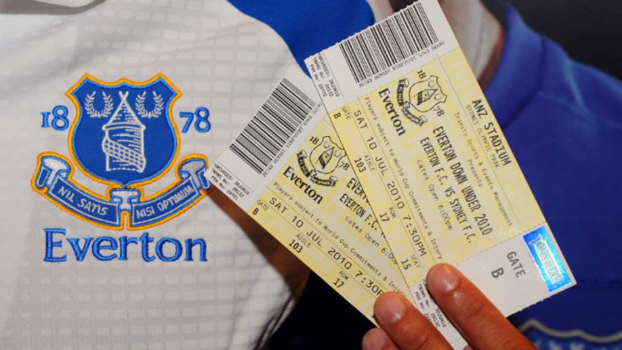 Tickets for an event at ANZ stadium