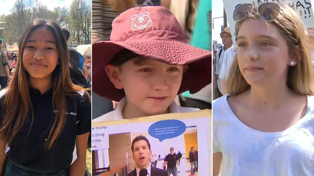 Some of the students who took part.