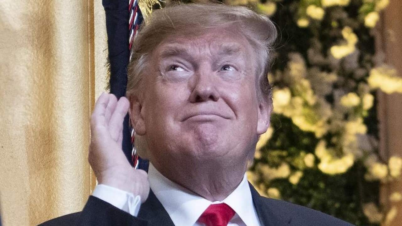 US President Donald Trump claims he's been cleared of "collusion" by the Mueller report.