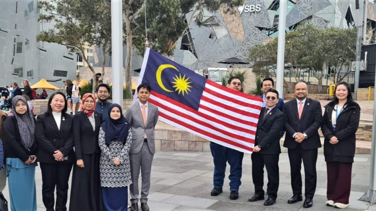Susulan Hari Kemerdekaan, Konsulat Jeneral Malaysia turut mengibarkan Jalur Gemilang di Federation Square, Melbourne, sempena sambutan Hari Malaysia. Credit: Consulate General Malaysia, Melbourne. Credit: Consulate General Malaysia, Melbourne.