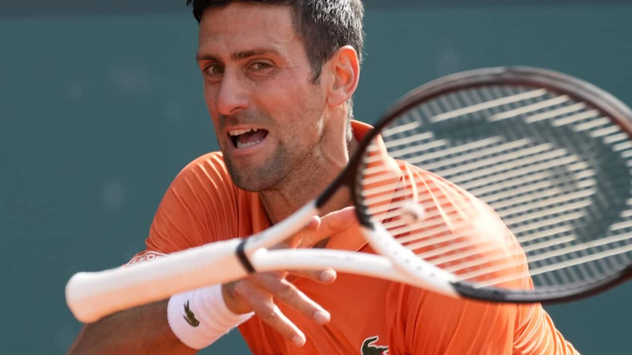 APTOPIX Serbia Tennis