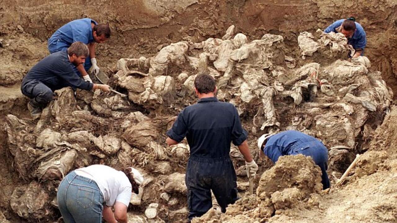 Bosnian mass grave