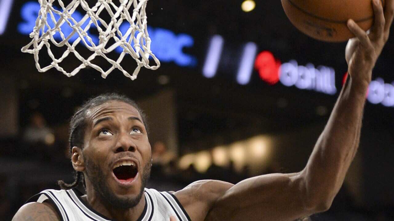 San Antonio Spurs' Kawhi Leonard