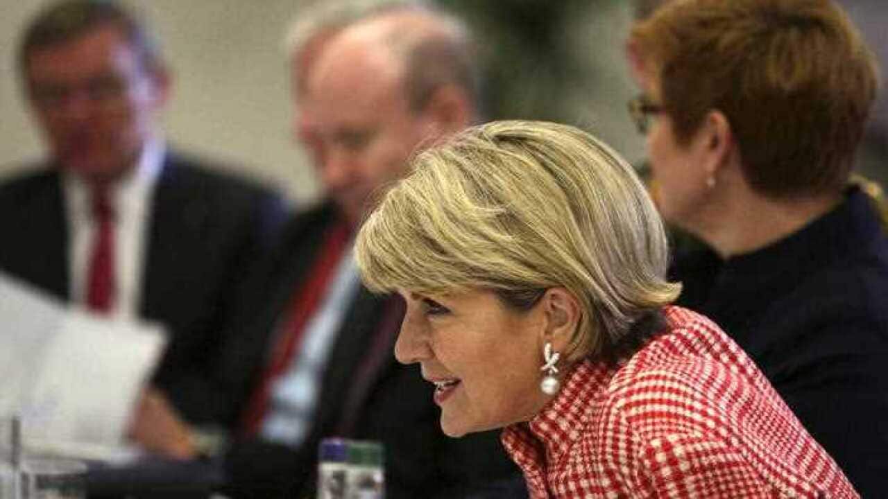 Australian Foreign Minister Julie Bishop