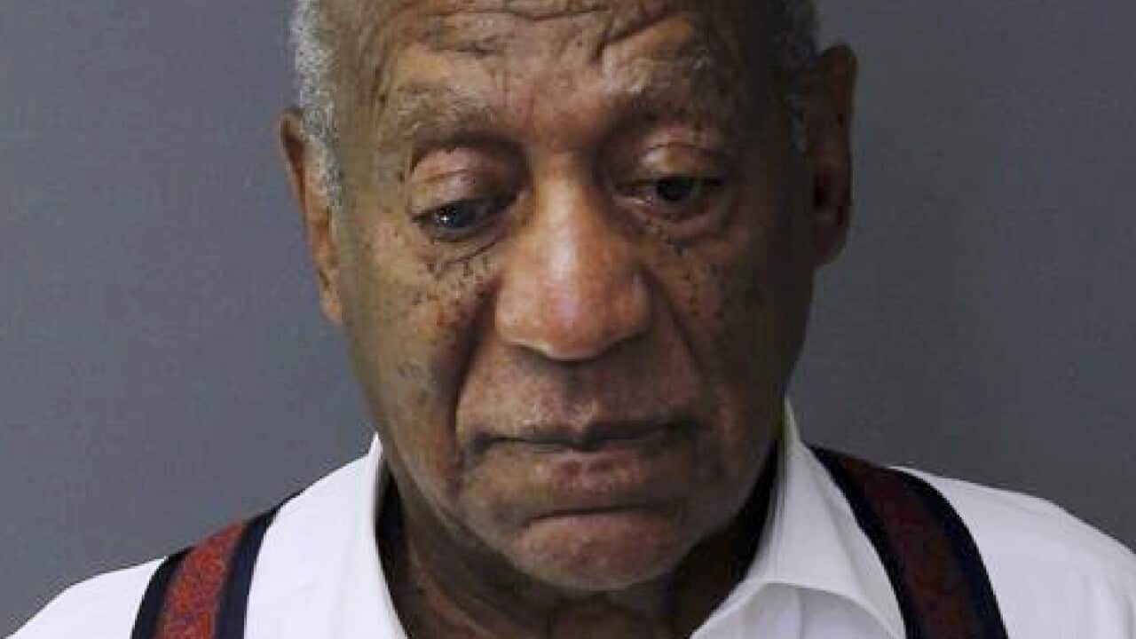 Bill Cosby on Tuesday, Sept. 25, 2018, after he was sentenced to three-to 10-years for sexual assault.