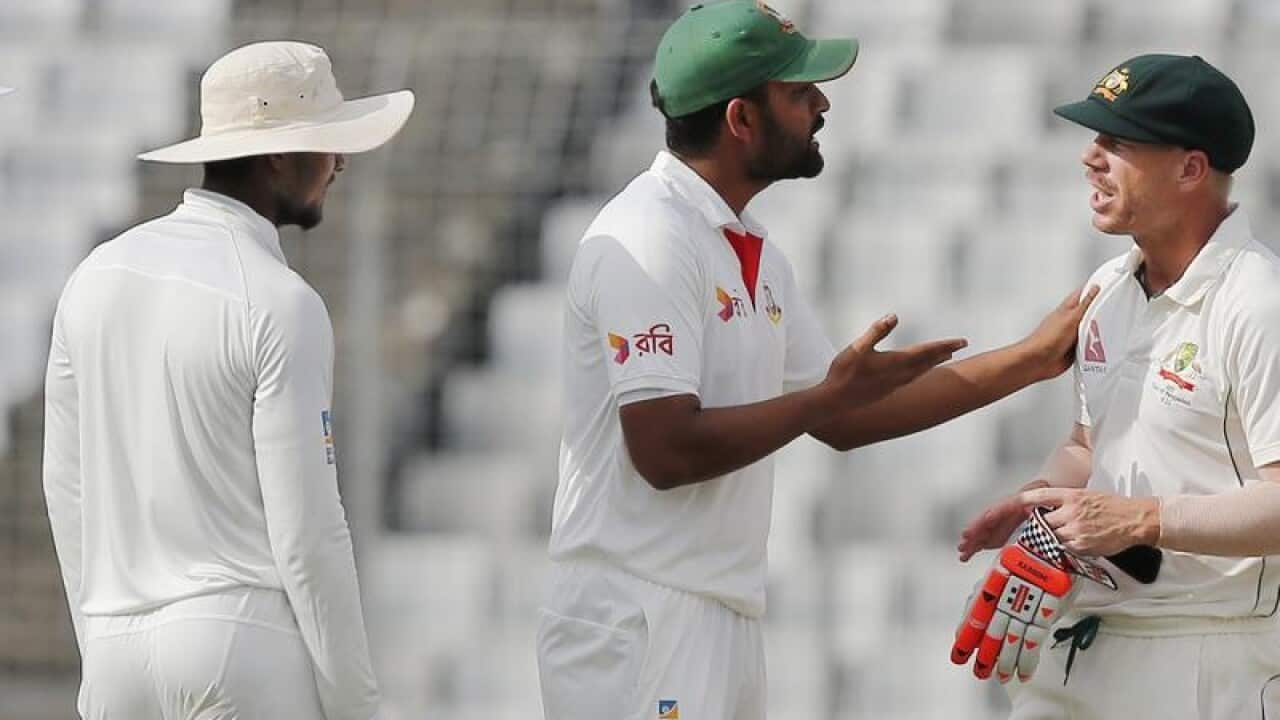 Tamim Iqbal and David Warner.