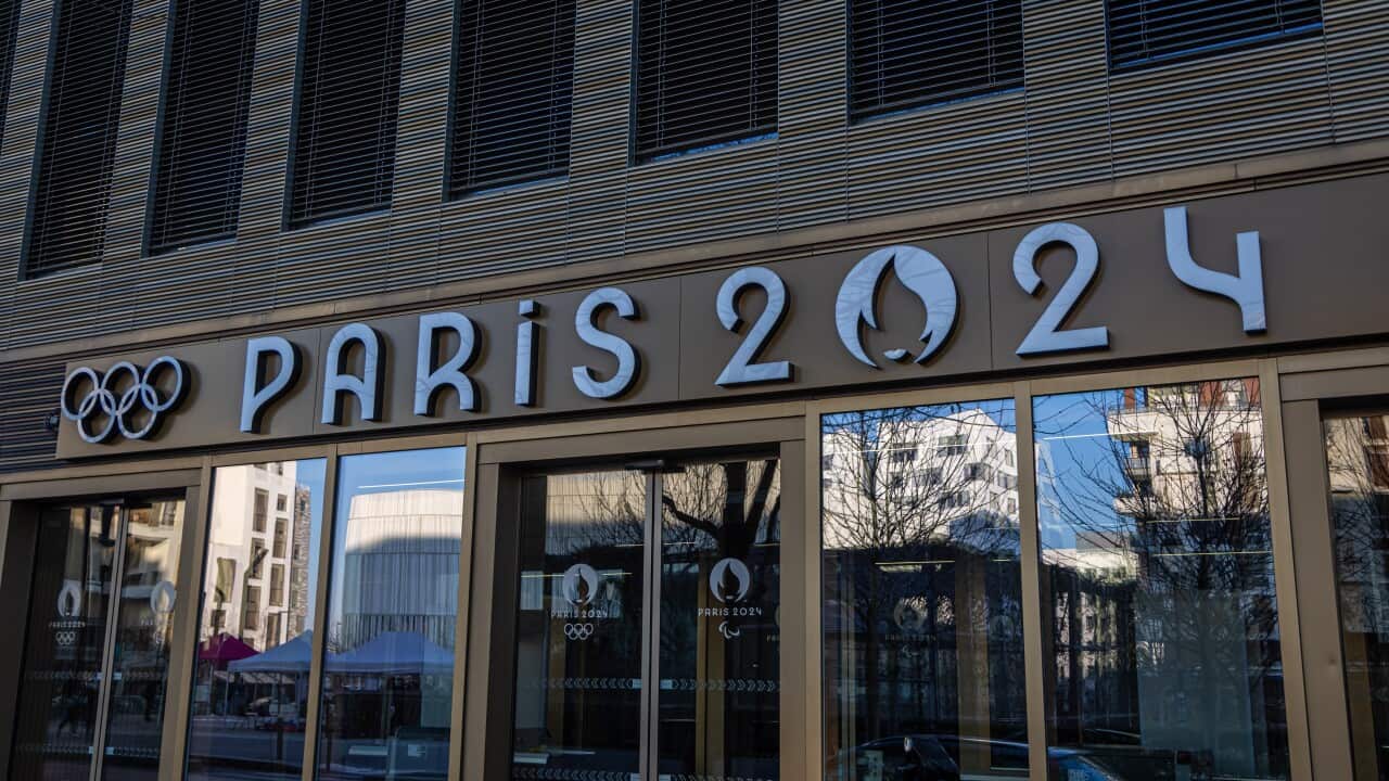 An entrance to a building.