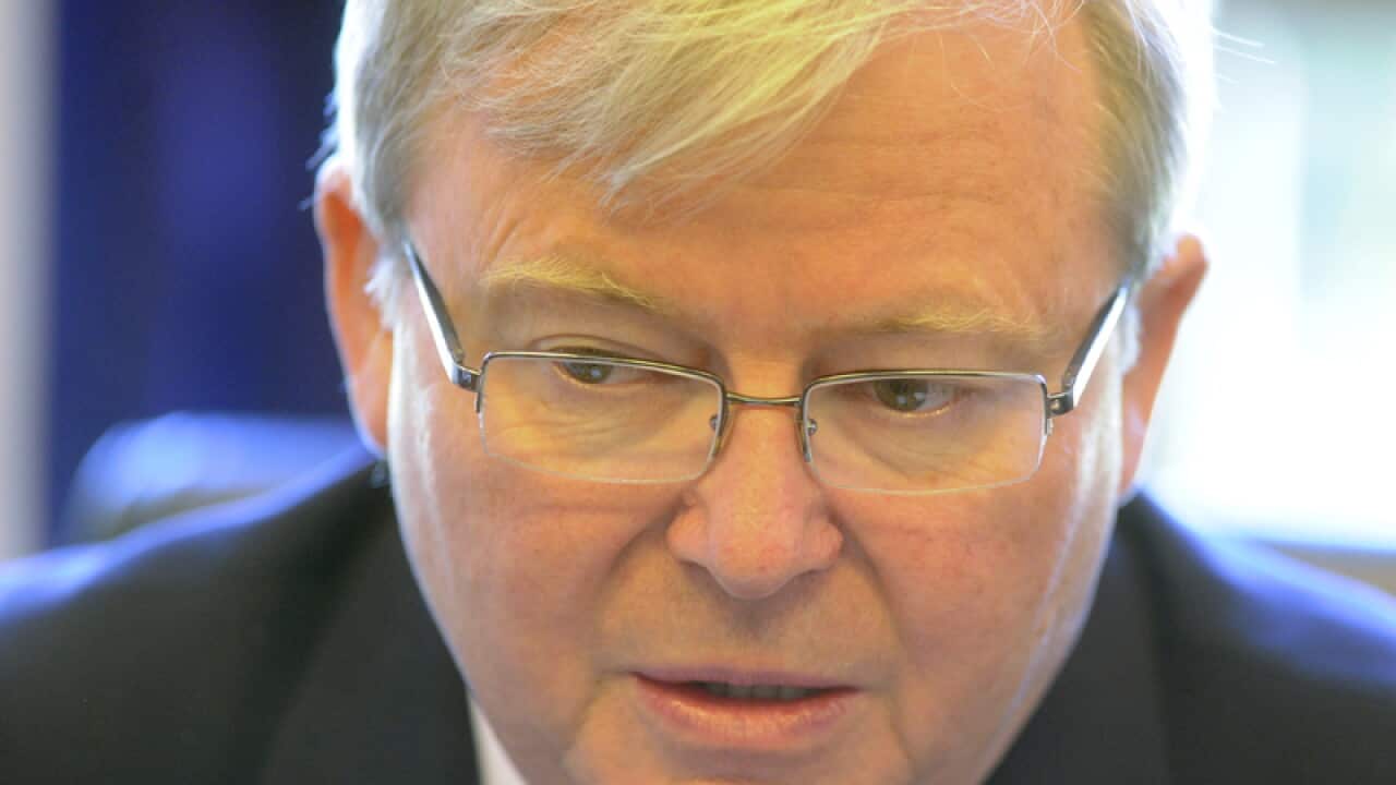 Former prime minister Kevin Rudd