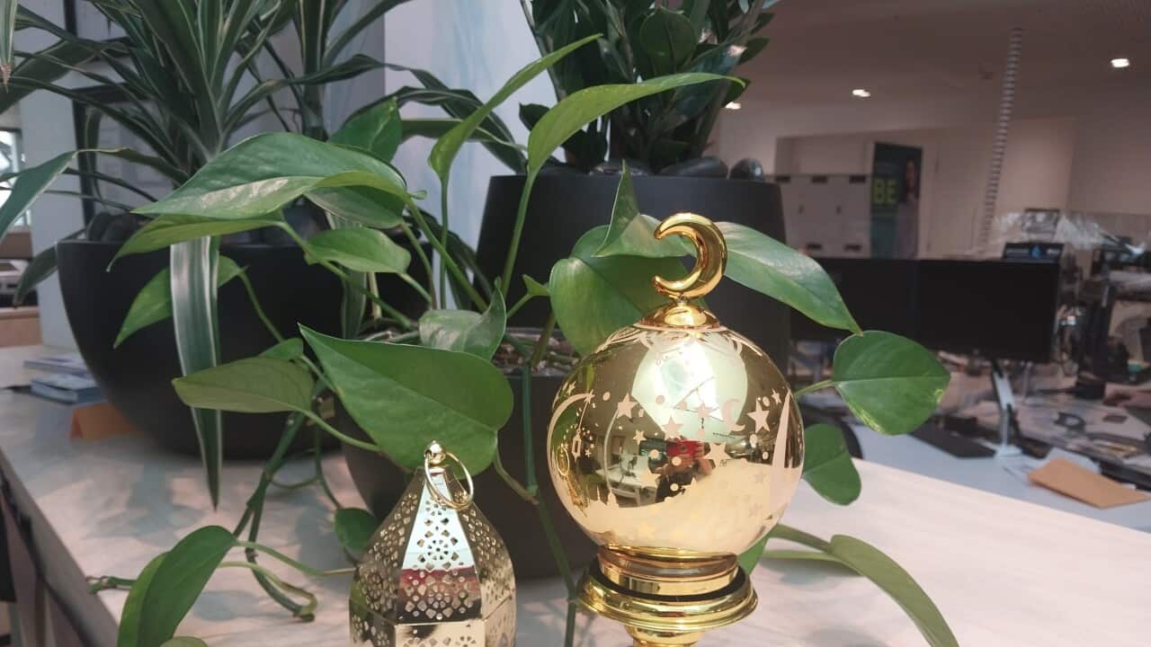 Ramadan decoration in Melbourne SBS office, photo Aisa H..jpg