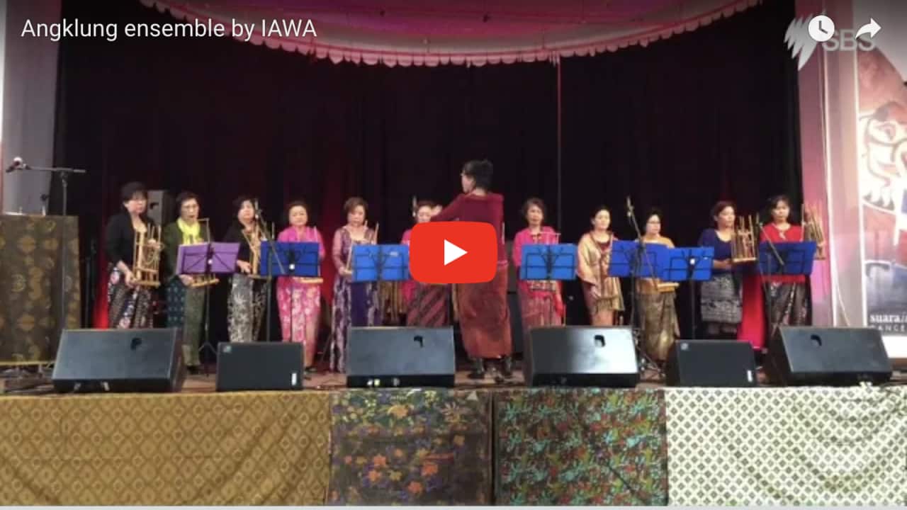 Angklung ensemble by IAWA Sydney