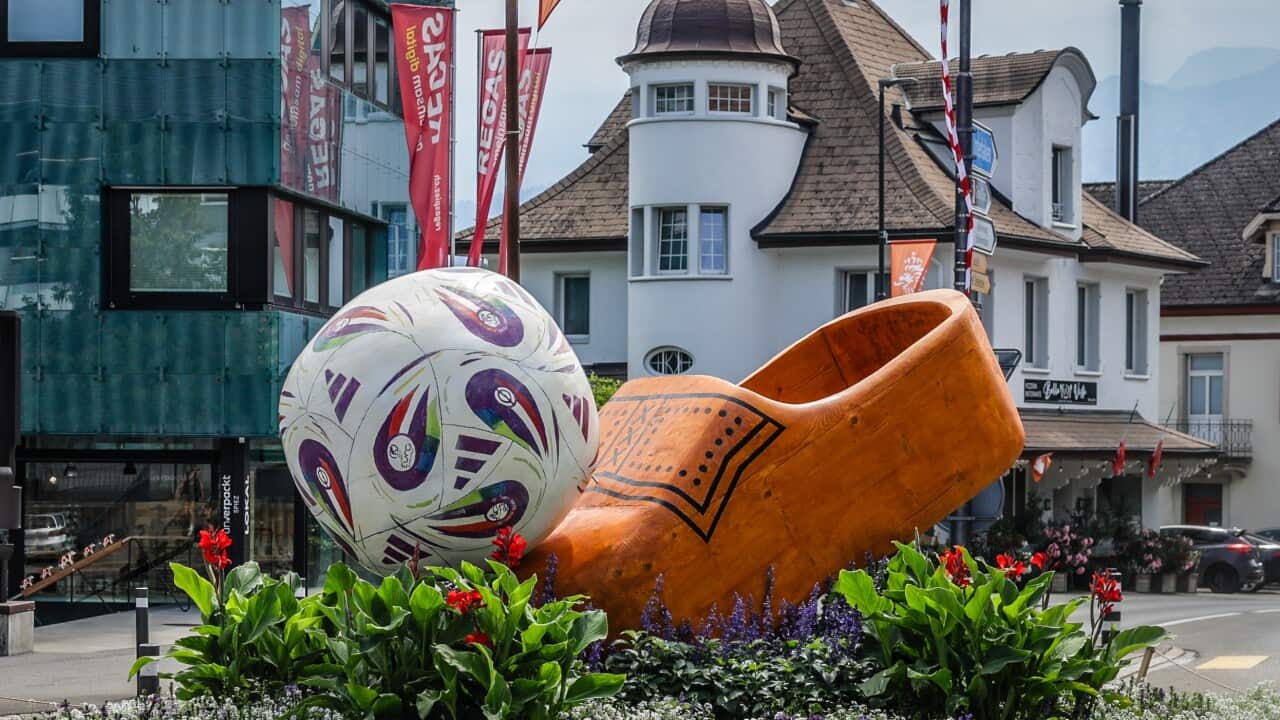Switzerland: Banners and flags WEURO 2025