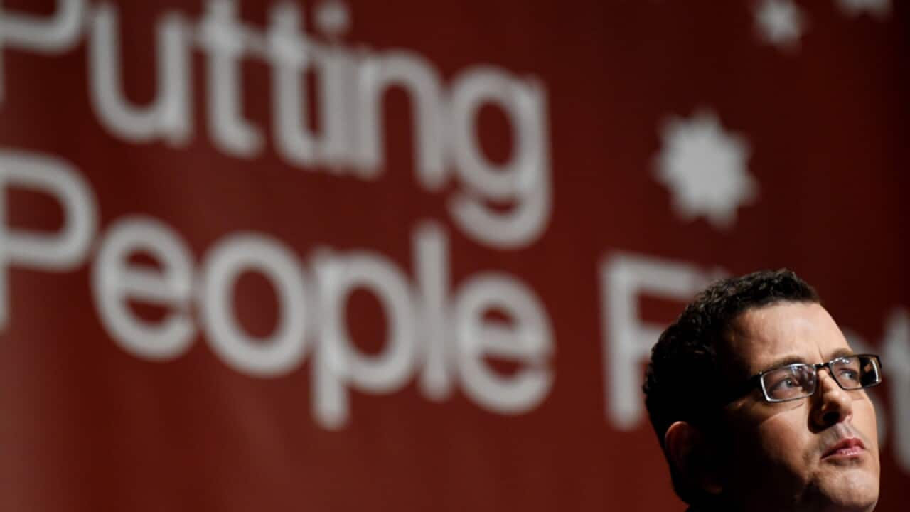 Victorian Labor opposition leader Daniel Andrews