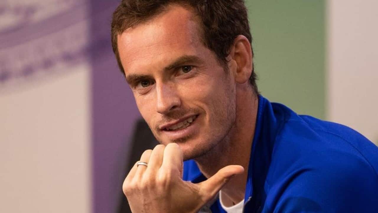 British tennis player Andy Murray