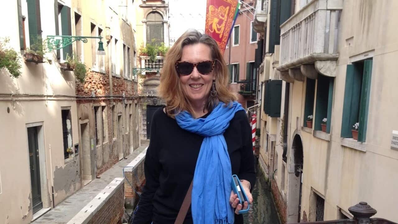 Hilary Brown in Venice