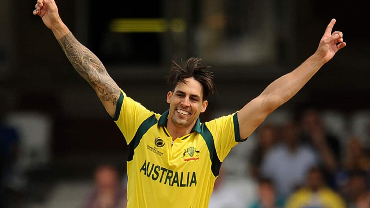 Australian fast bowler Mitchell Johnson