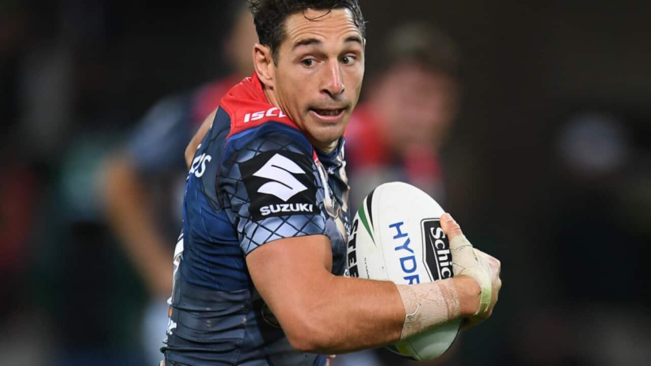 Billy Slater of the Storm