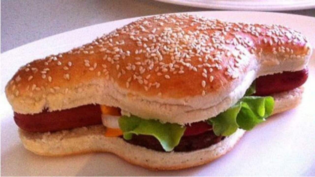Perth inventor successfully patents a cross between a hamburger and hotdog he calls a Hamdog