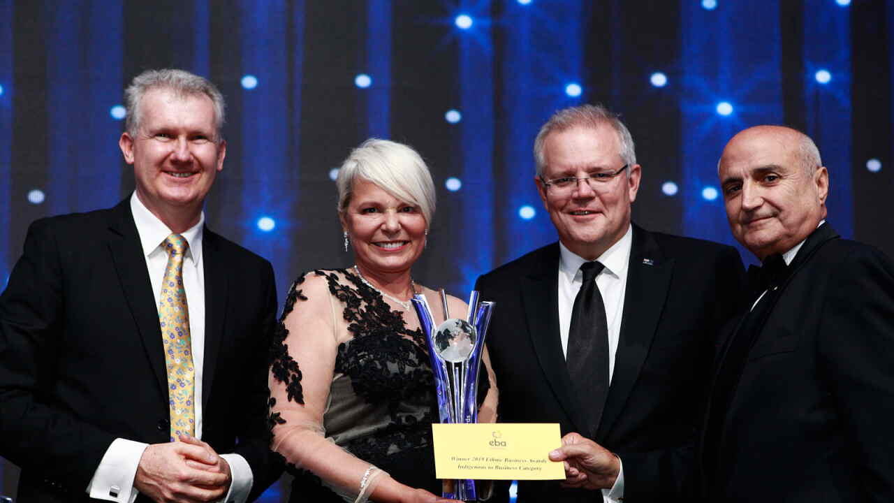 Narelle Anderson winner of the 2019 Indigenous In Business EBA Award