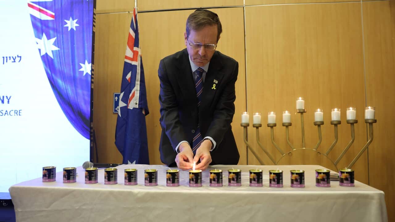 Memorial ceremony in Israel after the Bondi beach shooting attack