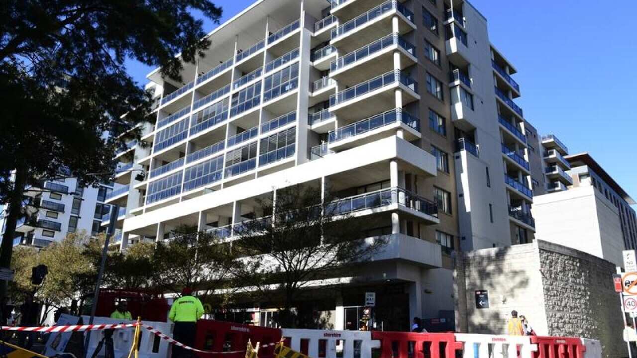 The Mascot Towers building.