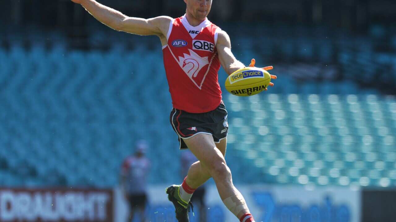 Ryan O'Keefe during a training session.