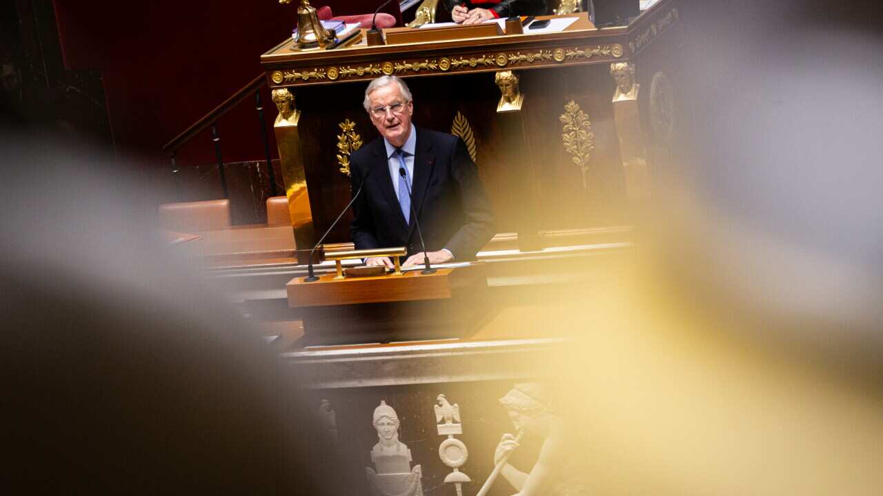 Discussion and Vote on Motion of Censure at the National Assembly, in Paris, France - 04 Dec 2024