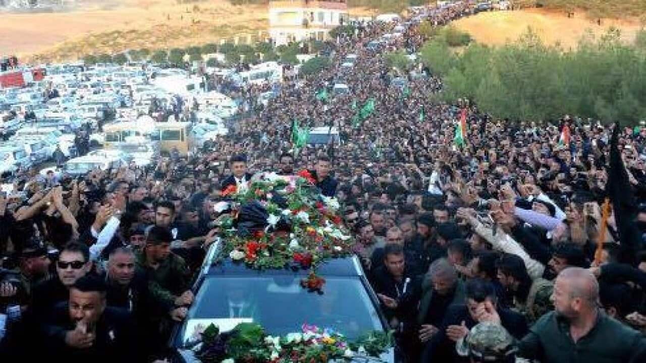 President Jalal Talaban's funeral