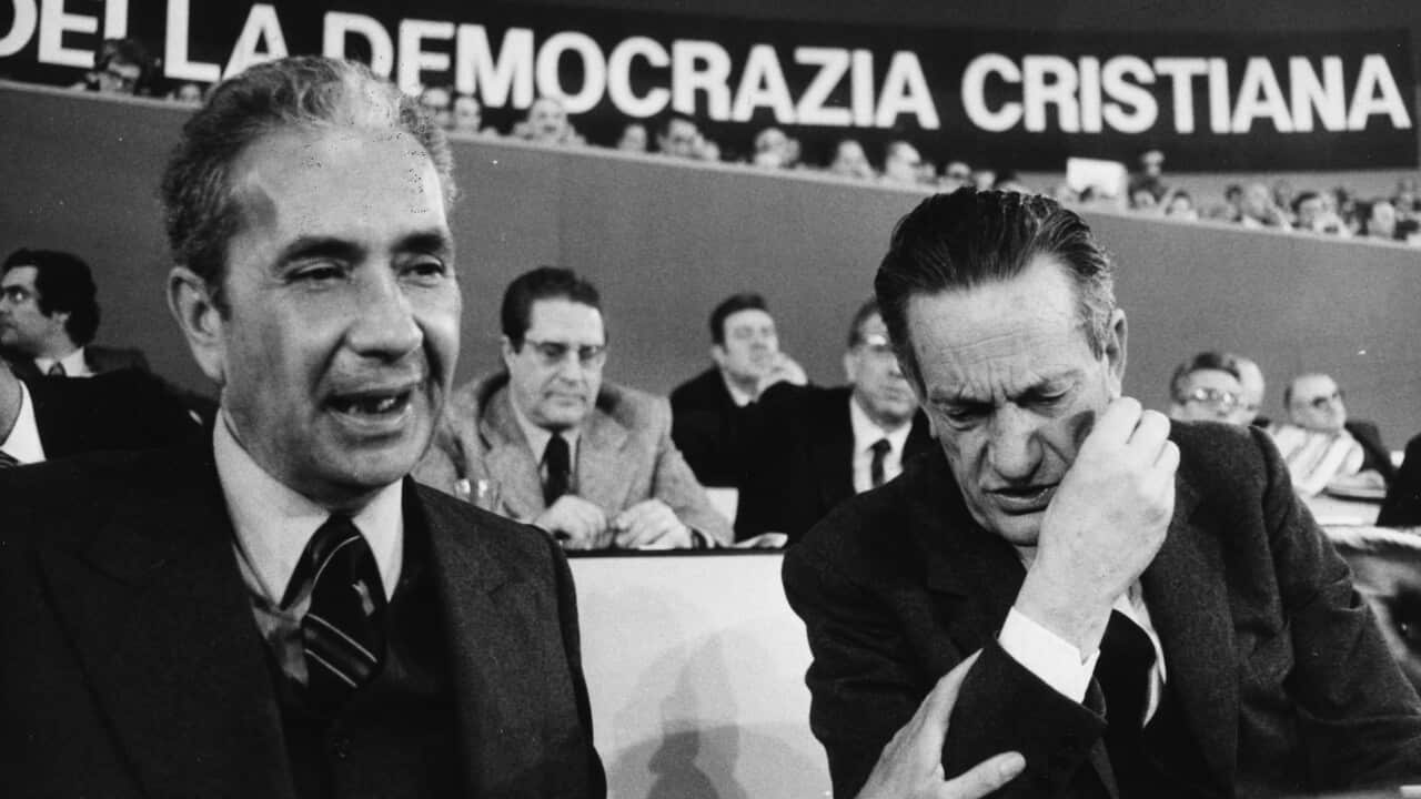 Aldo Moro And Benigno Zaccagnini